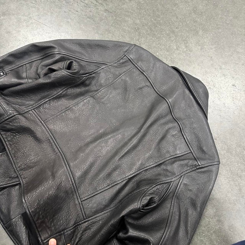 Banana Republic Womens genuine lamb leather black leather moto jacket MSRP $400 - Picture 8 of 8